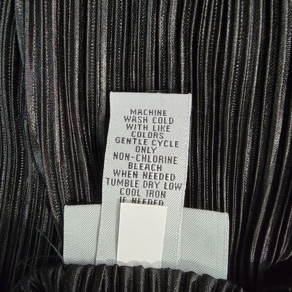 Catherines Top Plus Size 1X 18/20W Open Front Stretch Long Sleeve Casual Black - Picture 6 of 6